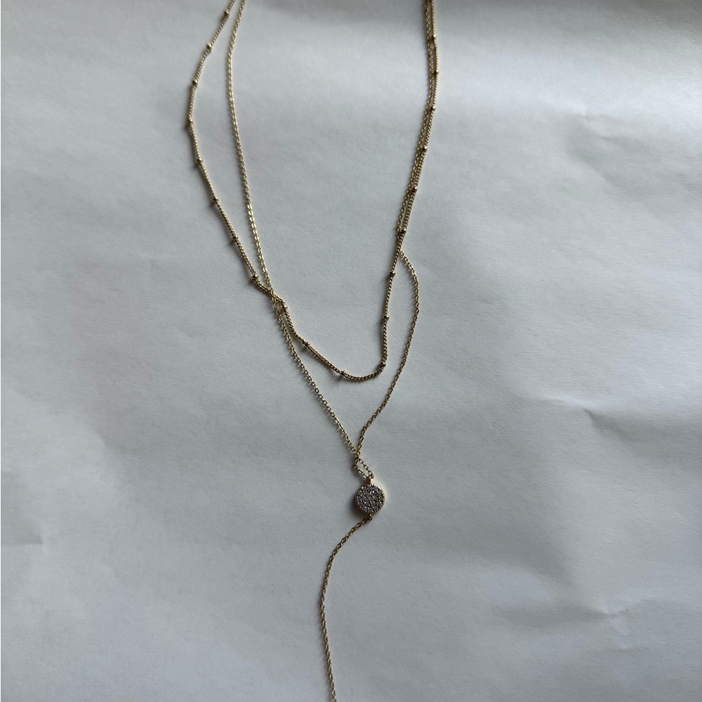 Elegant Gold Layered Necklace